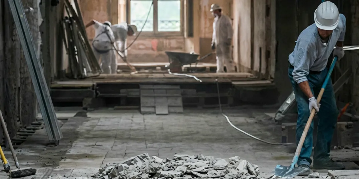 fire damage restoration professionals performing structural cleanup and restoration after a fire in Fort Collins, CO