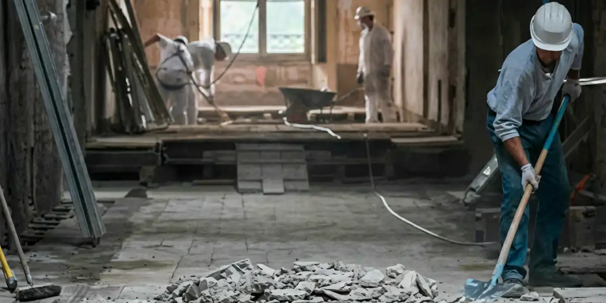fire damage restoration professionals performing structural cleanup and restoration after a fire in Fort Collins, CO