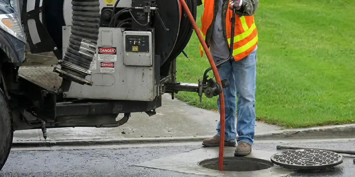 sewage clean up professionals using industrial equipment to remove contaminated wastewater in Fort Collins, CO